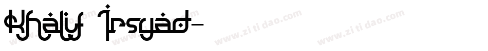 Khalif Irsyad字体转换